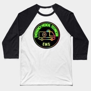 Neon emt first responder Baseball T-Shirt